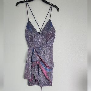 Blondie Nites by stacy Sklar Junior Mini  Glitter Dress  / SIZE 1
